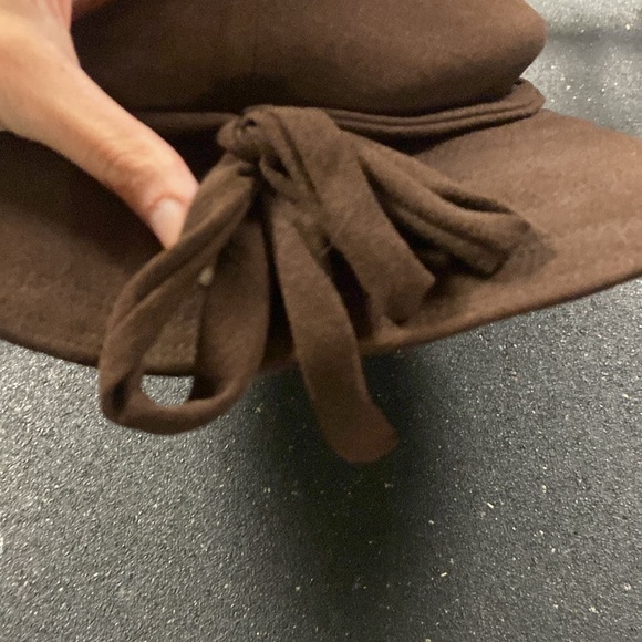 DebWay wide brim 50s vintage brown hat main image 5